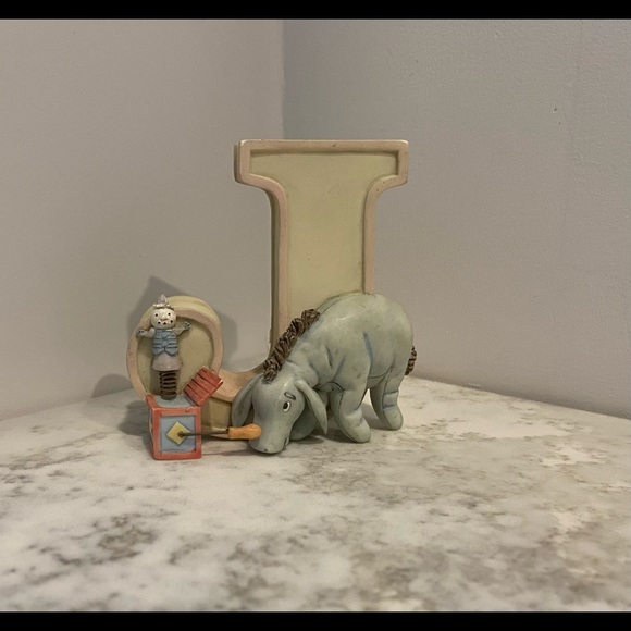 Disney Eeyore alphabet letter J.